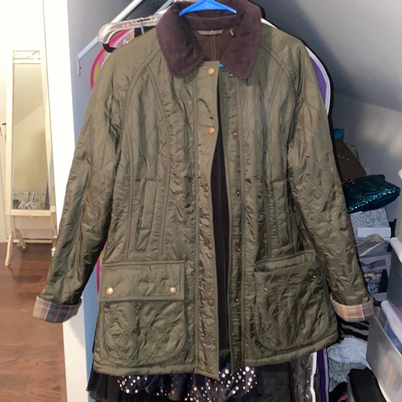 Barbour Jackets & Blazers - Barbour Olive Quiltted Jacket - Size 10